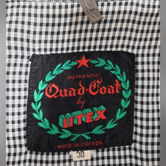 Vintage Authentic Quad Coat by Utex Union Made Men's Size 38 Medium - Picture 13 of 15